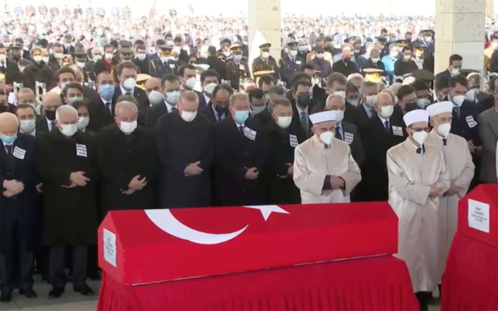 Bitlis şehitleri için Ankara’da devlet töreni! Korgeneral Osman Erbaş ve 10 askere son veda