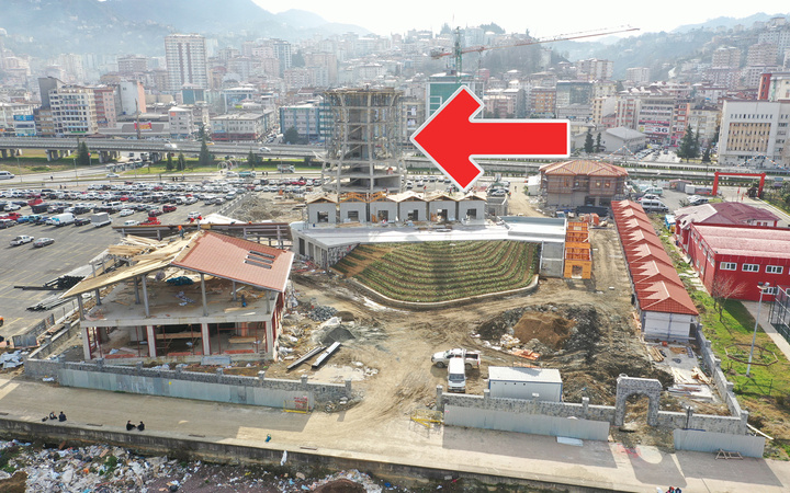 Rize'de yapılıyor dünyanın en büyüğü olacak rekorlar kitabına girecek! Gören şaştı kaldı