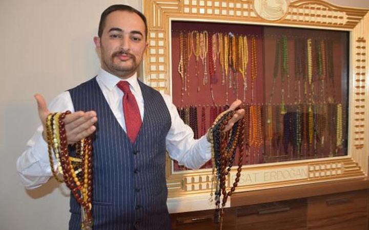 Dedesi hediye etti biriktiriyor! Malatya'da tespih koleksiyonunun değeri şaşırttı