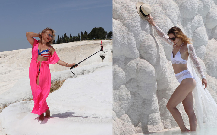 'Beyaz Cennet' Pamukkale turistlere kaldı: Oturup yemek yiyemiyoruz