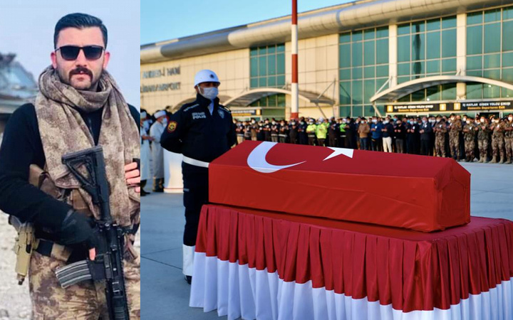 Şehit Özel Harekat Polisi Veli Kabalay memleketi Denizli'de son yolculuğuna uğurlandı