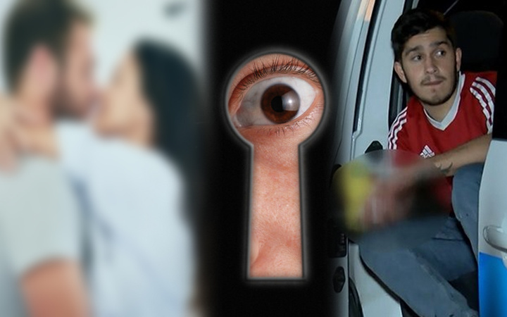 Ankara'da annesinin odasından ses duyan genç delikten bakınca şok oldu! Çıplak halde...