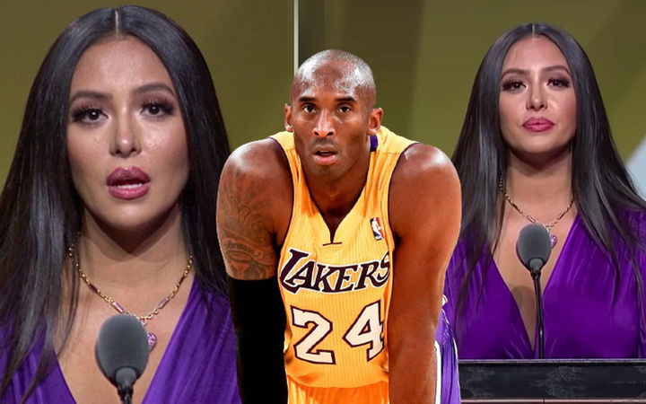 Vanessa Bryant gözyaşlarını tutamadı! Kobe Bryant sözleriyle herkesi ağlattı