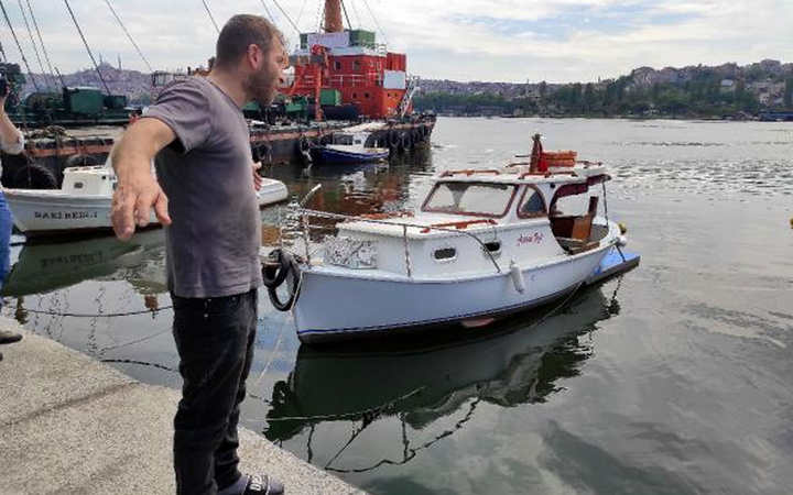 Haliç'te köpek balığı görüntüledi! "30 yıldır balıkçıyım ilk defa gördüm"