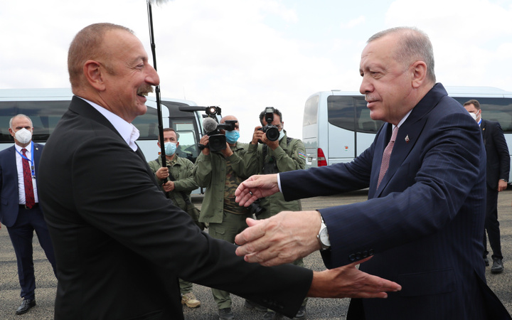 Erdoğan Azerbaycan'da Aliyev ile buluştu bir ilk olacak
