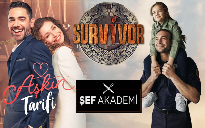 Aşkın Tarifi Kahraman Babam Şef Akademi Survivor reytingde hüsrana uğradı! Zirve bakın kimin