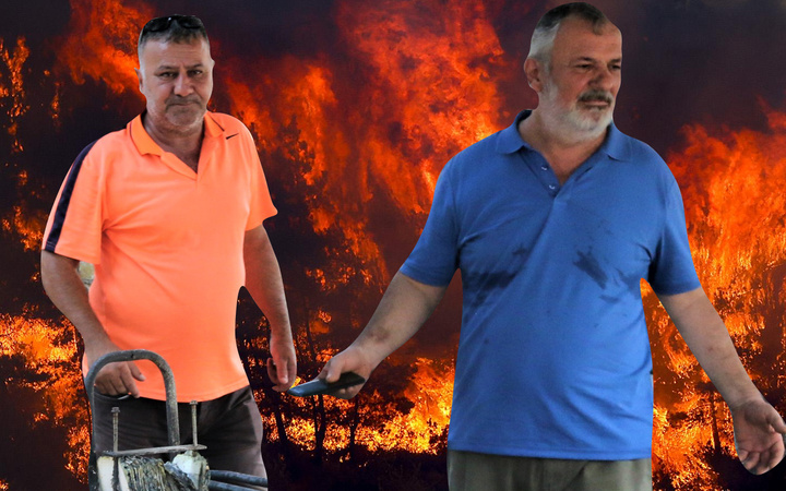 Antalya Manavgat alev alev yandı! Dönünce hayatının şokunu yaşadı: 100 metre fırladı