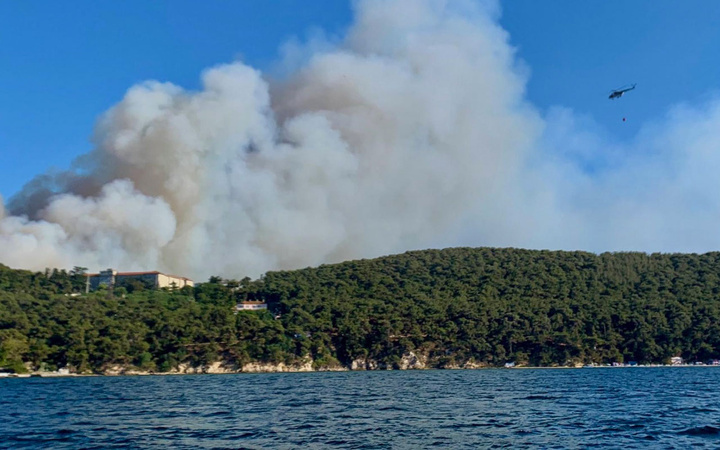 Tam 1 yıl önce küle dönmüştü! Heybeliada'daki yanan ormanın son hali görüntülendi