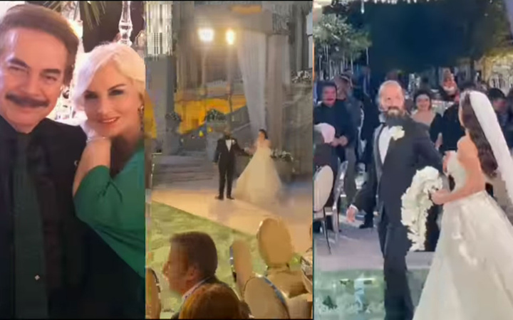 Orhan Gencebay'ın oğlu Gökhan evlendi Çırağan'a ünlü yağdı!