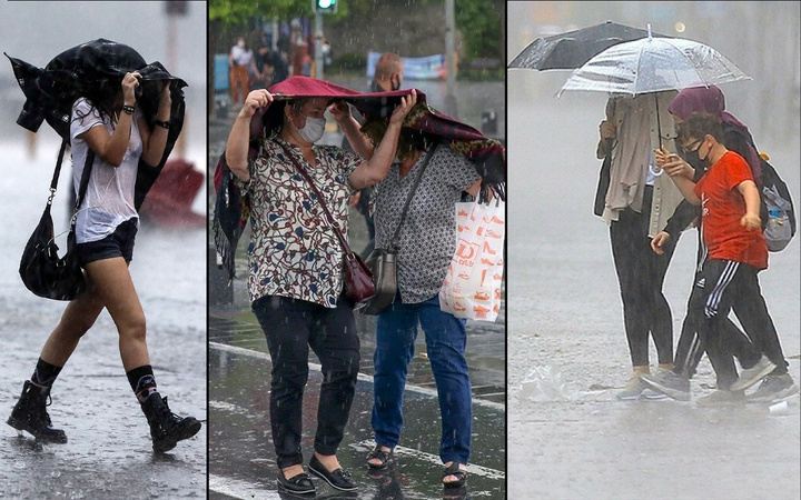 Yarın bitiyor Meteoroloji uyardı saat verildi: Kuvvetli yağış geliyor: İstanbul Ankara İzmir