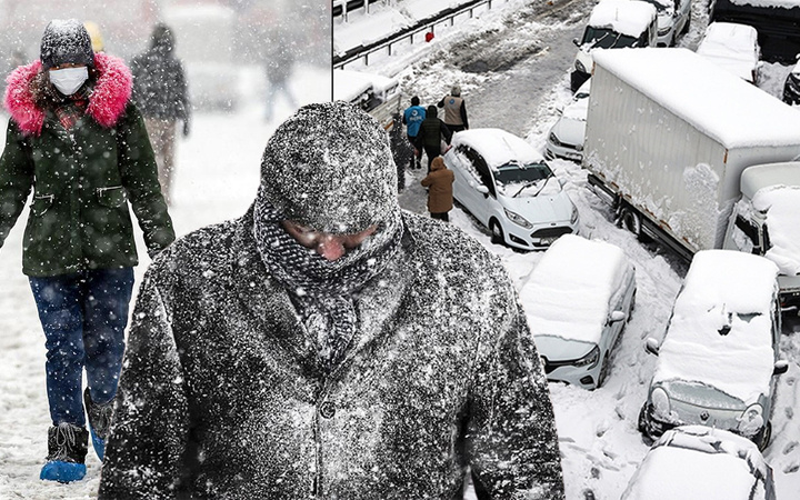 Fena kar geliyor Meteoroloji 23 ilde alarm verdi! Bu saatlere dikkat: İstanbul Ankara Eskişehir Van hava durumu...