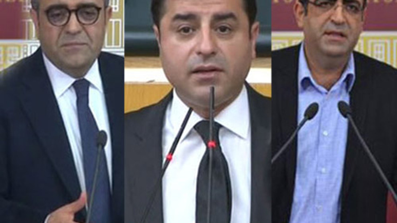 Demirtaş, Baluken ve Tanrıkulu için suç duyurusu