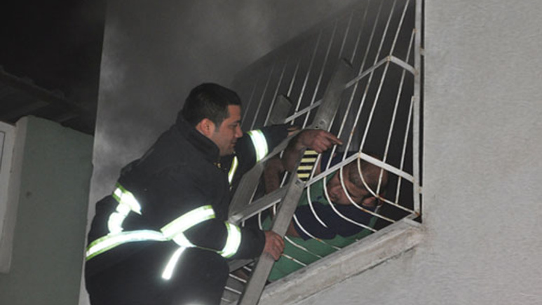 Öğrenci evinde yaşandı korku dolu anlar