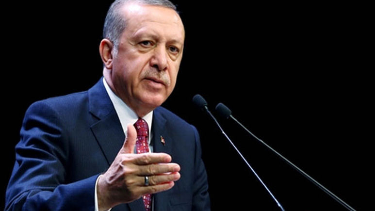 Erdoğan'dan İsviçre'ye pankart tepkisi