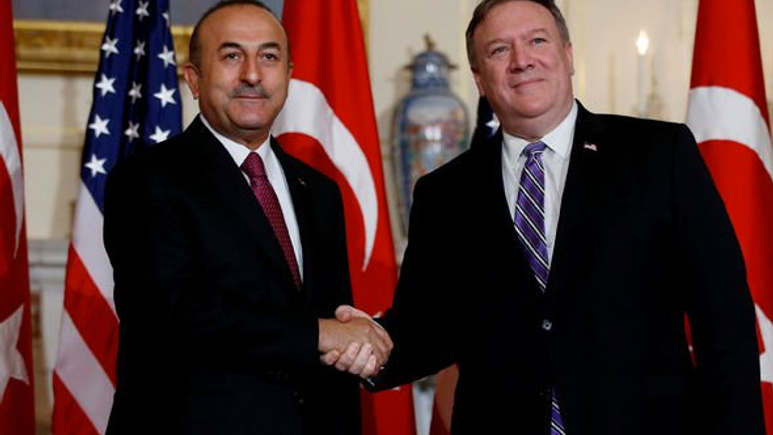 Çavuşoğlu Mike Pompeo ile görüştü