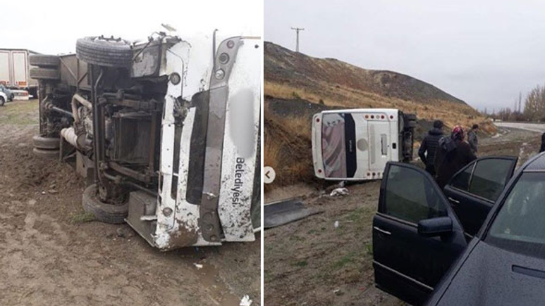 Ankara'da cenaze dönüşü feci kaza! Çok sayıda yaralı var