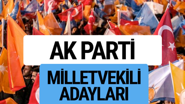 AKP milletvekili adayları YSK AK Parti il il kesinleşen listeler
