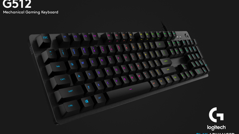 Logitech mekanik oyuncu klavyesi G512'yi tanıttı