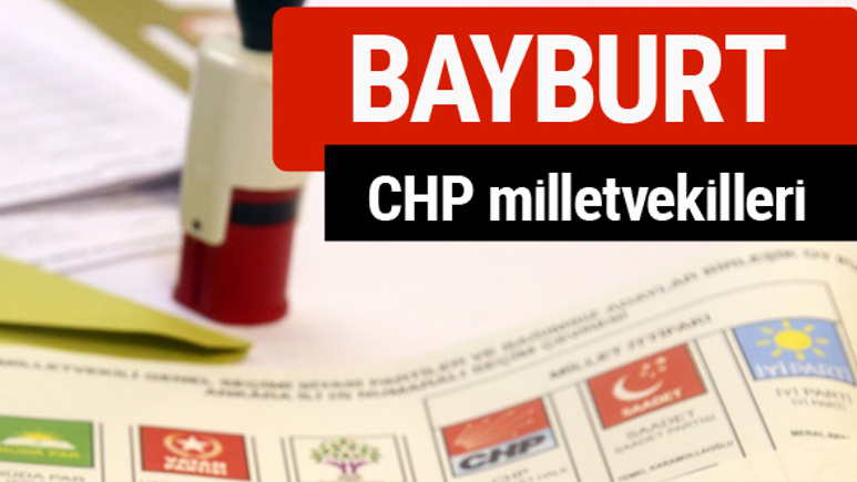 CHP Bayburt Milletvekilleri 2018 - 27. dönem Bayburt listesi