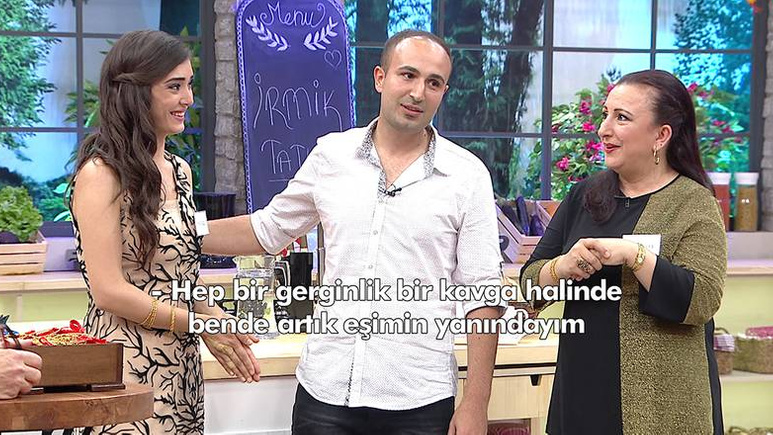 Gelinim Mutfakta'ya Hatice'nin eşi geldi kaynana Hüsniye ile..