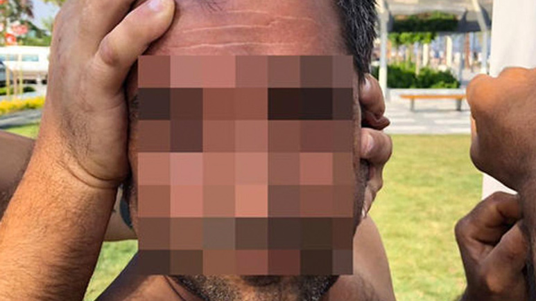Plajda büyük şok! Kadın güvenlikçiler fark etti üzerine atladı