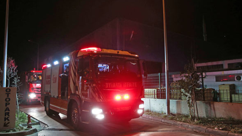 Büyükçekmece'de fabrika yangını