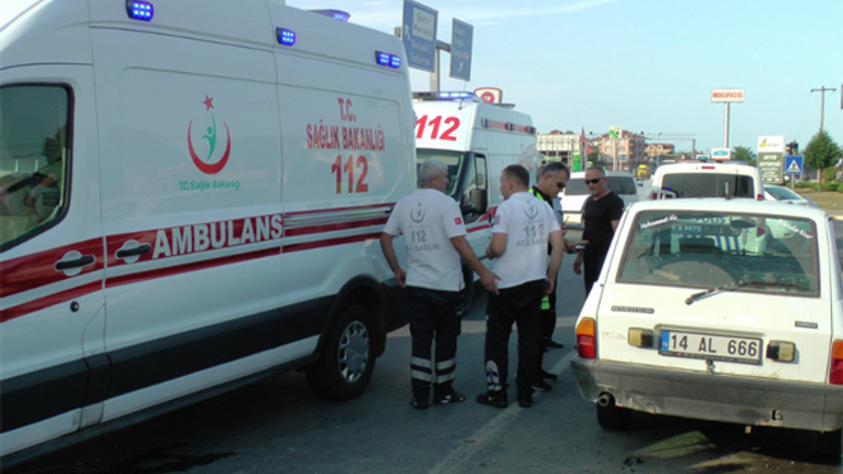 Düzce'de trafik kazası: 6 yaralı
