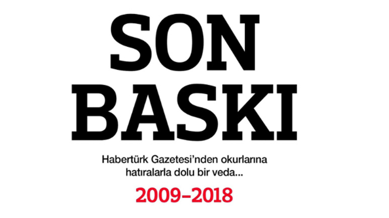 Habertürk Gazetesi'nin veda baskısı Fatih Altaylı son yazısını yazdı