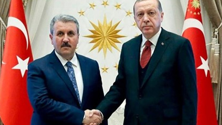 BBP lideri Destici'den Erdoğan'a tebrik