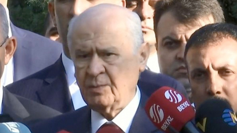 Devlet Bahçeli'den erken seçim çıkışı
