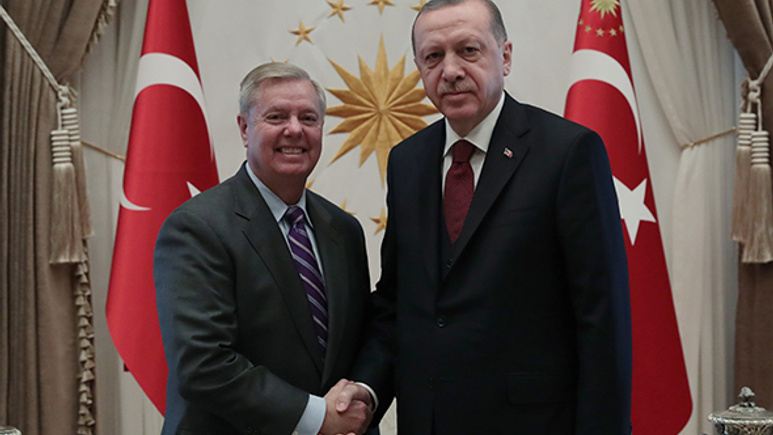 Beştepe'deki kritik Erdoğan - Graham görüşme sona erdi