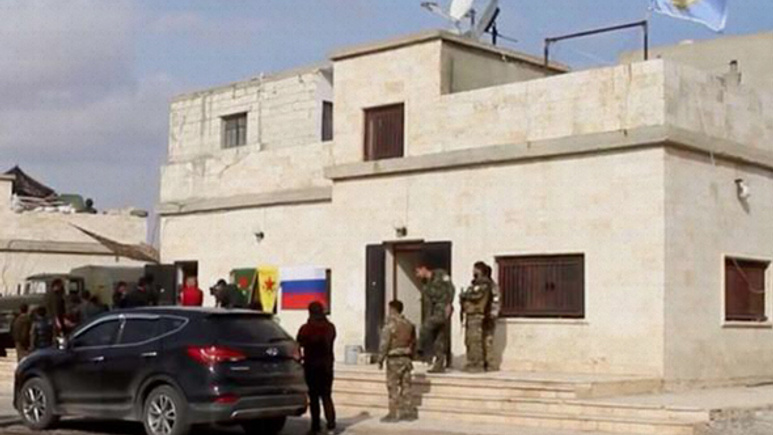 Münbiç'te şok görüntüler! Ruslar ve YPG…