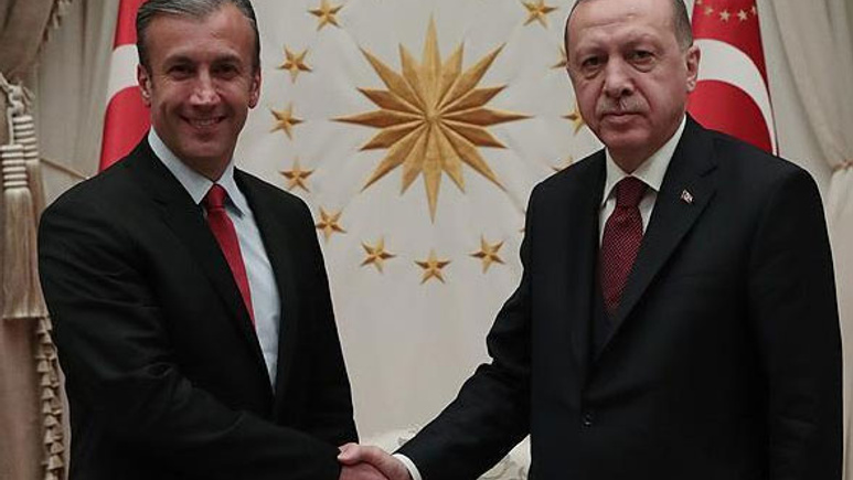 Erdoğan, Tareck El Aissami'yi kabul etti