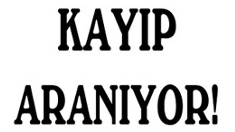 Kayıp haberini okudu evine döndü