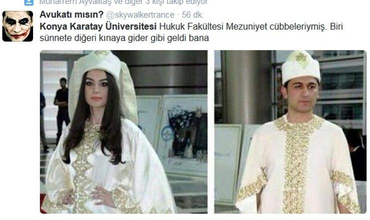 Mezuniyet kıyafetleri sosyal medyada olay oldu!