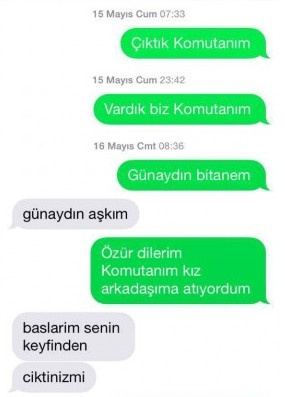 Sevgilisiyle mesajlaşırken... Gülme garantili