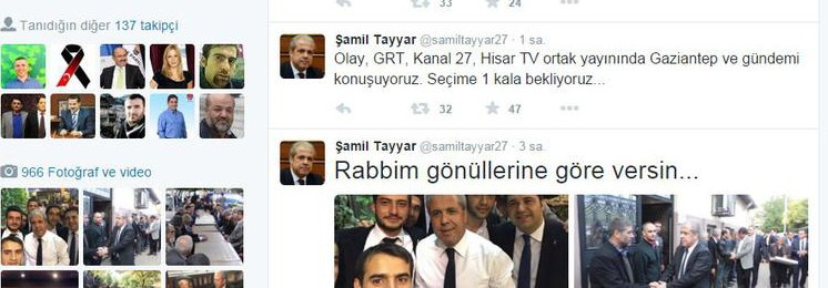 Şamil Tayyar'ın twitter hesabı hack'lendi