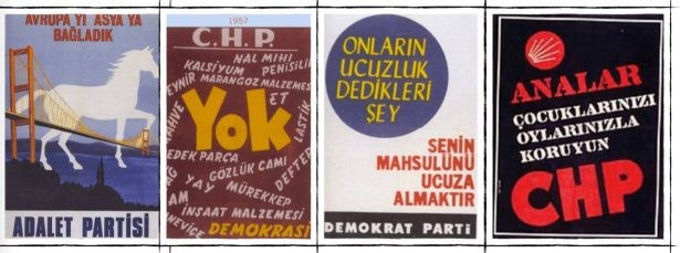 Tarihi seçim afişleri