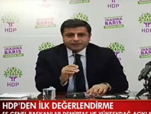 Selahattin Demirtaş'tan seçim değerlendirmesi