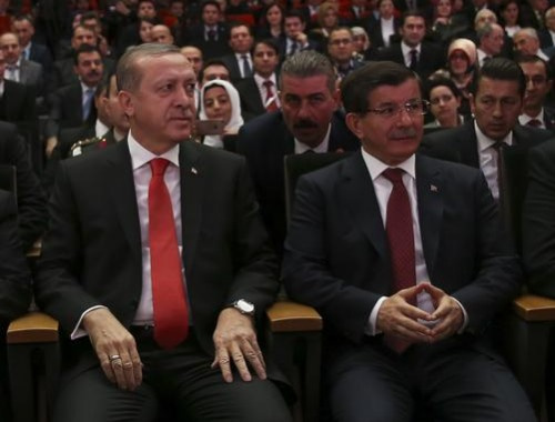 Erdoğan ve Davutoğlu'ndan Atatürk mesajı