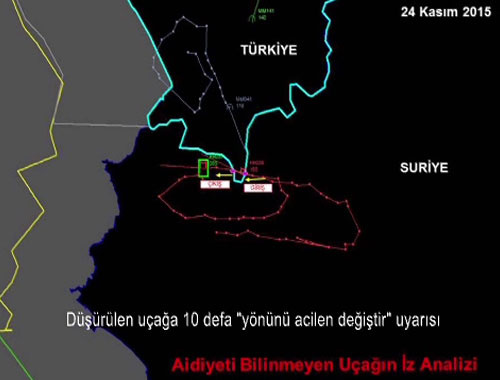 Düşürülen uçağa 10 defa 'yönünü acilen değiştir' uyarısı