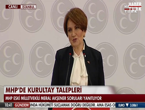 Meral Akşener MHP Genel Başkan adaylığını açıkladı