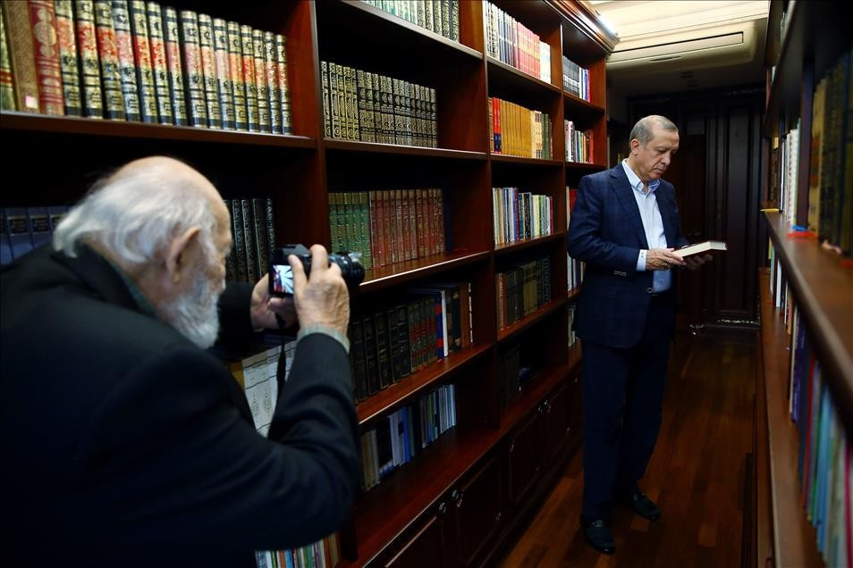 Ara Güler çekti Cumhurbaşkanı Erdoğan poz verdi