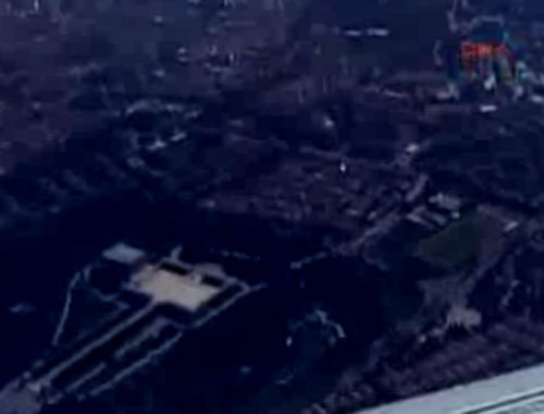Ankara'daki patlama anı uçaktan böyle kaydedildi