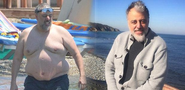 Tam 44 kilo verdi! Hamdi Alkan'ın son halini görün