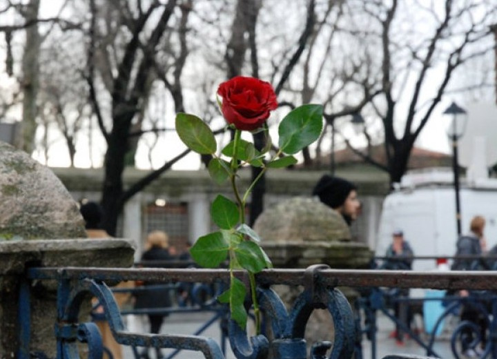 Sultanahmet'te ölenleri onlarda unutmadı! 