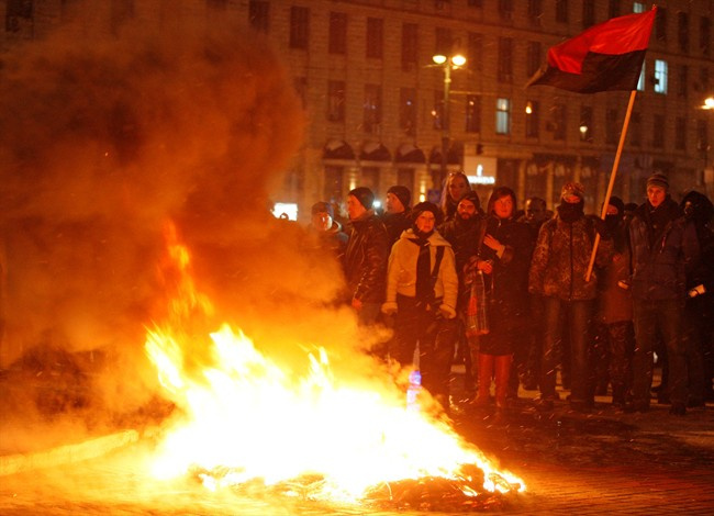 Ukrayna'da siyasi baskı protesto edildi