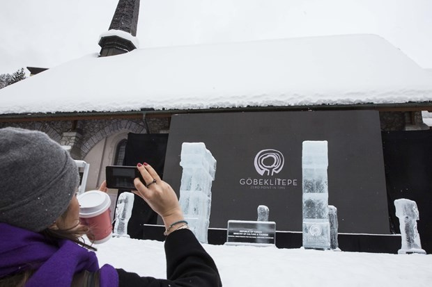 Göbeklitepe Davos'ta görücüye çıktı
