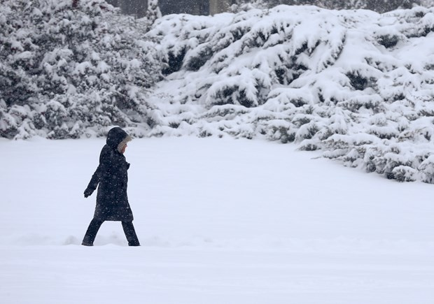 Ankara'dan kar manzaraları