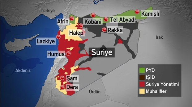 Suriye'de son durum kim nereleri aldı?